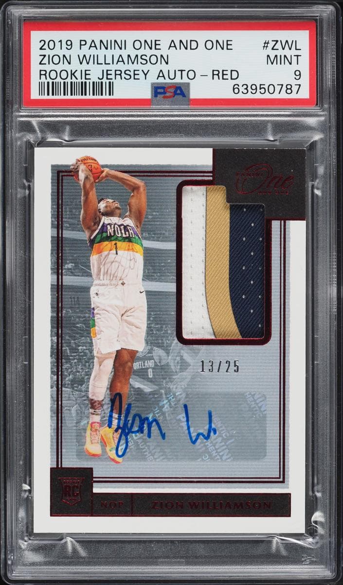 Zion Williamson 2019 panini Panini Select