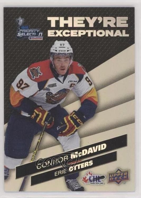 Connor McDavid 2021 upper-deck Chl They're Exceptional