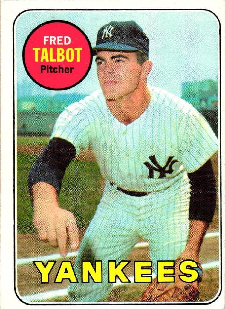 Fred Talbot 1969 topps Topps