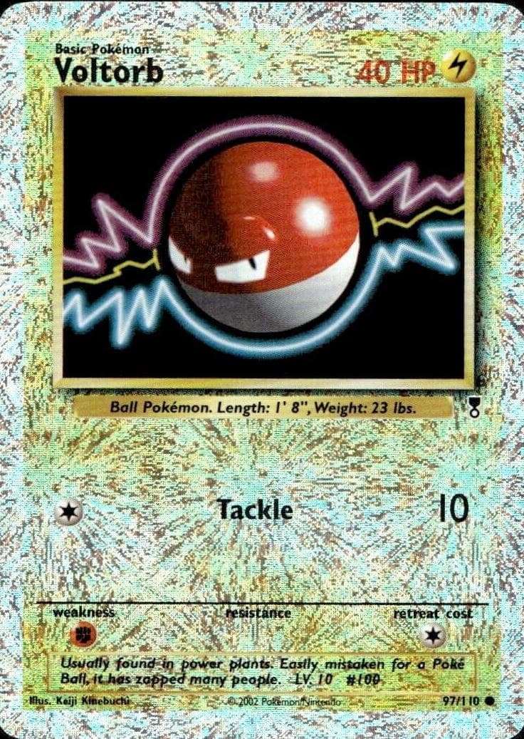 Voltorb trading card