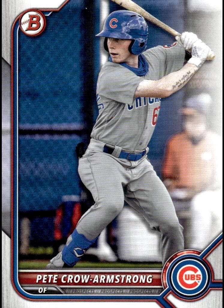 Pete Crow-Armstrong 2022 bowman Bowman