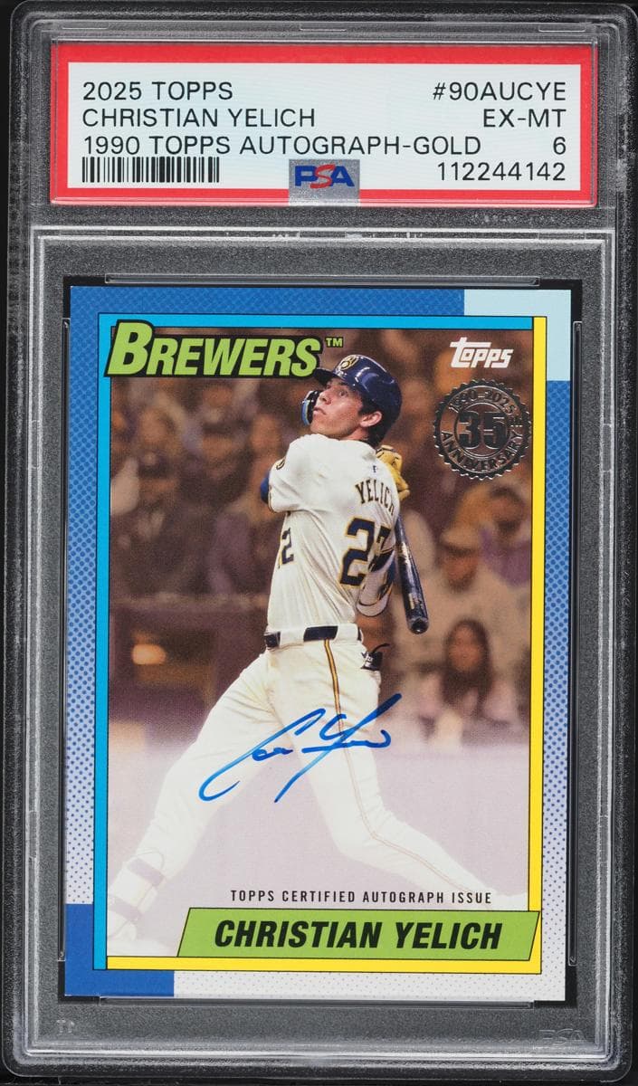 Christian Yelich #90AU-CYE
