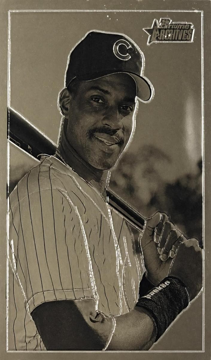 Fred McGriff 2001 bowman Heritage Chrome