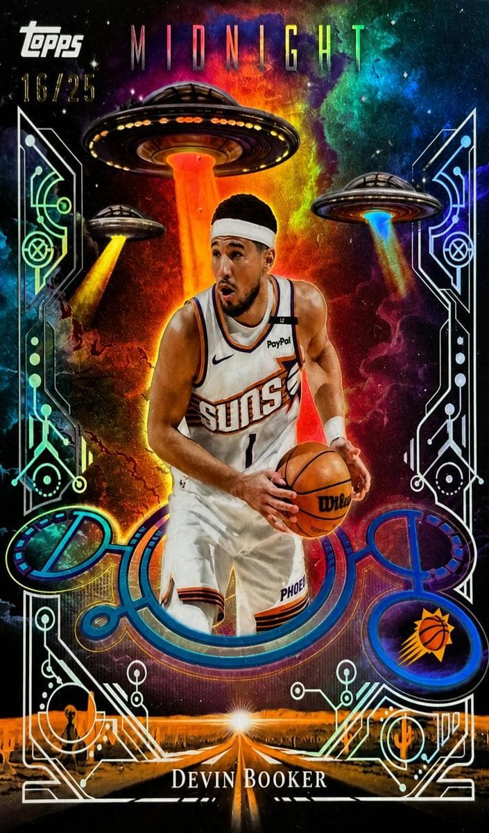 Devin Booker 2025 topps Topps Midnight