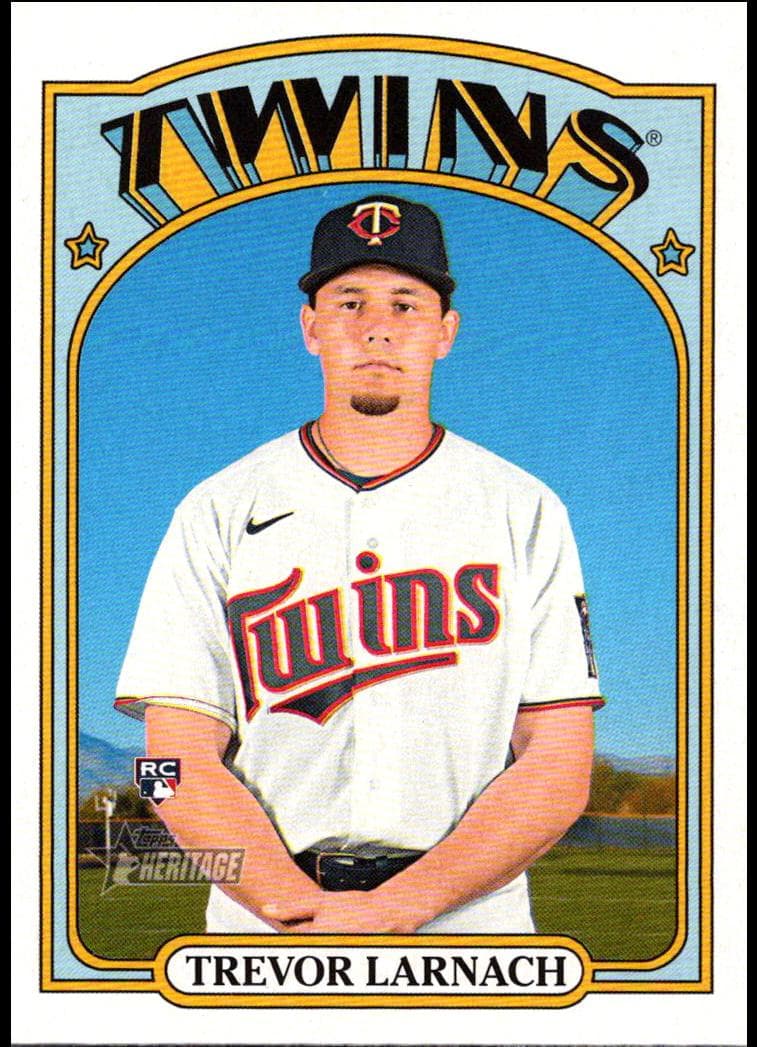 Trevor Larnach 2021 topps Topps Heritage