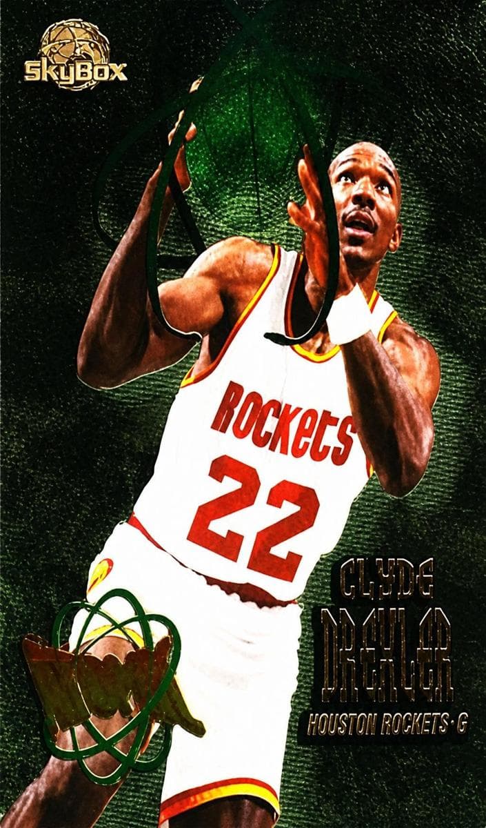 Clyde Drexler 1995 fleer