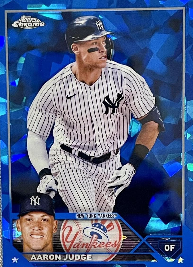 Aaron Judge 2023 topps Topps Chrome Sapphire Edition