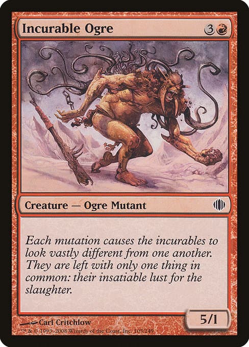 Incurable Ogre 2008 Magic: The Gathering Shards of Alara