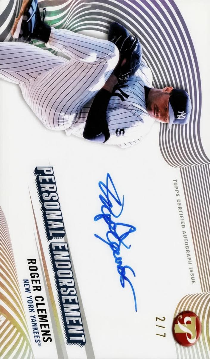 Roger Clemens 2024 topps Topps Pristine