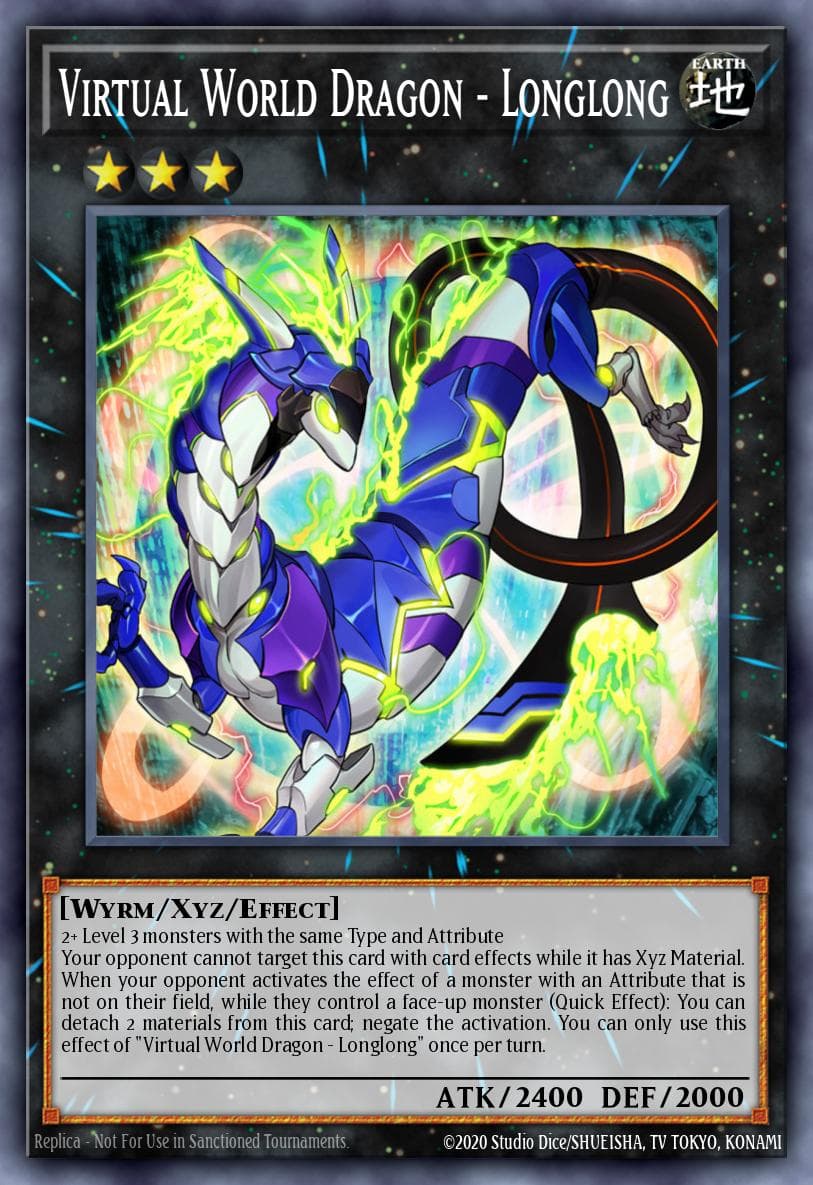 Virtual World Dragon - Longlong 2020 Yu-Gi-Oh! Phantom Rage 1st Edition