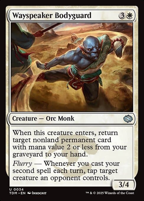 Wayspeaker Bodyguard 2025 Magic: The Gathering Tarkir: Dragonstorm