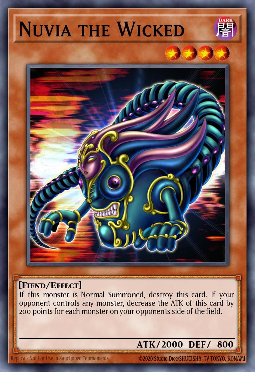 Nuvia the Wicked 2003 Yu-Gi-Oh! Labyrinth of Nightmare