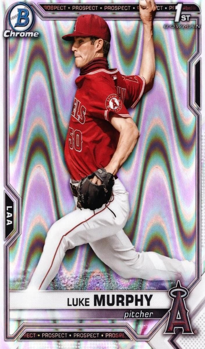 Luke Murphy 2021 bowman Bowman Draft Sapphire Edition