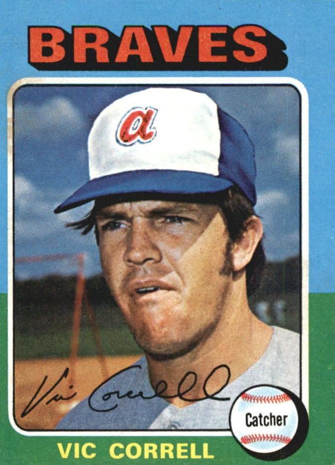 Vic Correll 1975 topps Topps