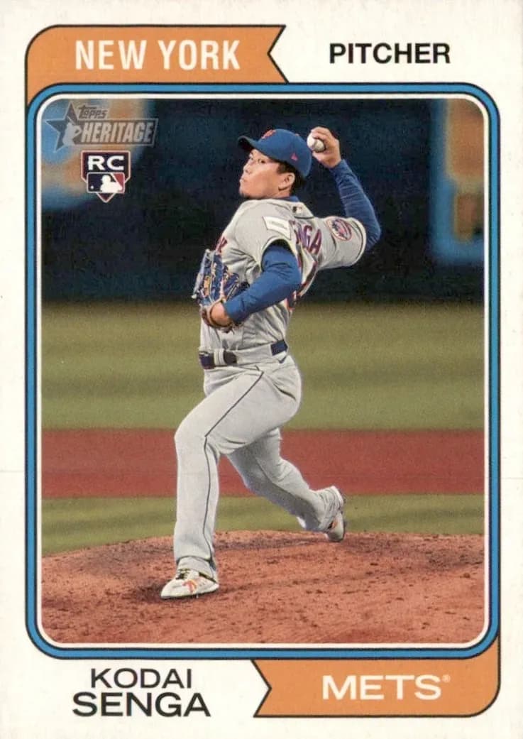 Kodai Senga 2023 topps Topps Heritage