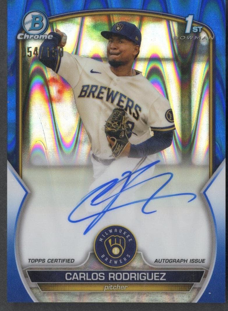Carlos Rodriguez 2023 bowman Bowman Chrome