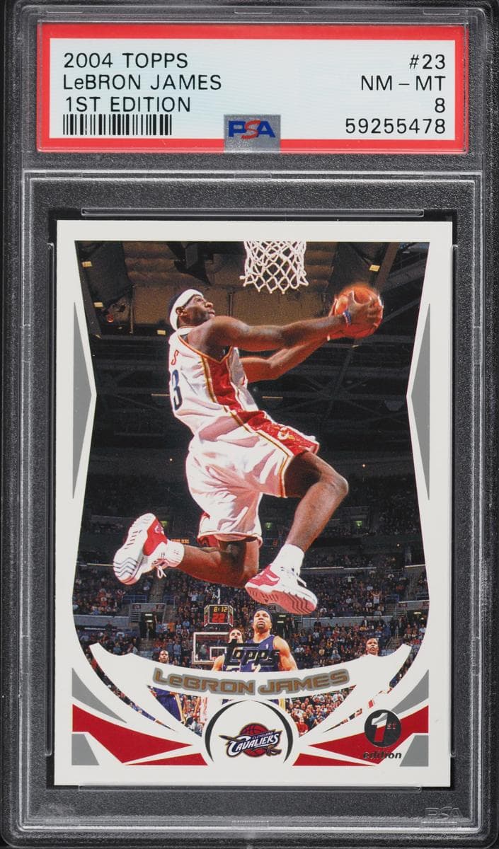 Lebron James 2004 topps 1st Edition