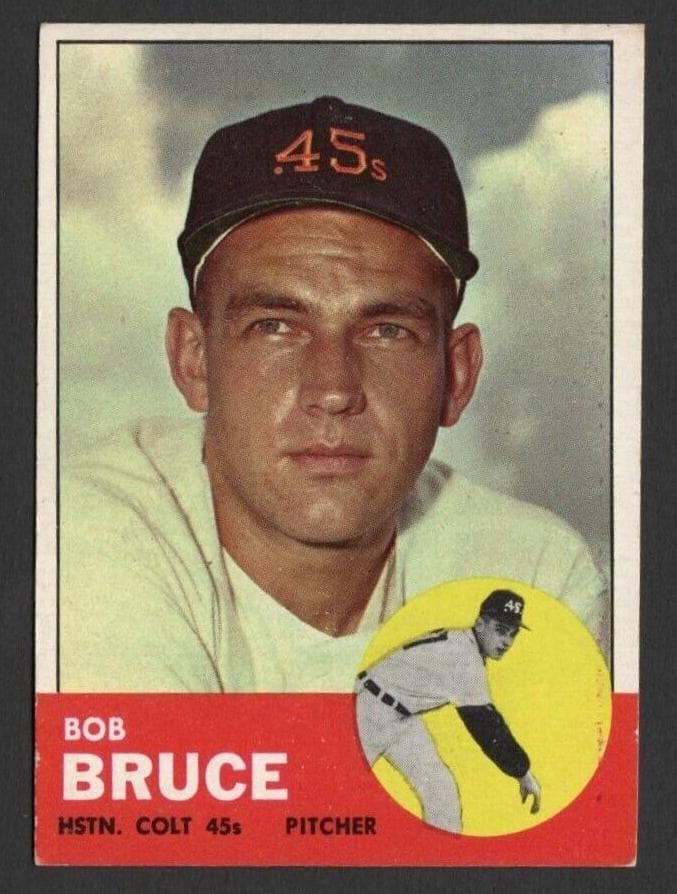 Bob Bruce 1963 topps Topps