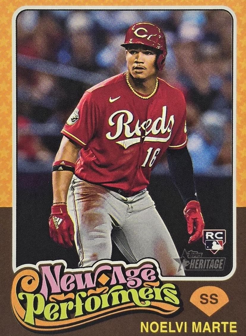 Noelvi Marte 2024 topps Topps Heritage Mini