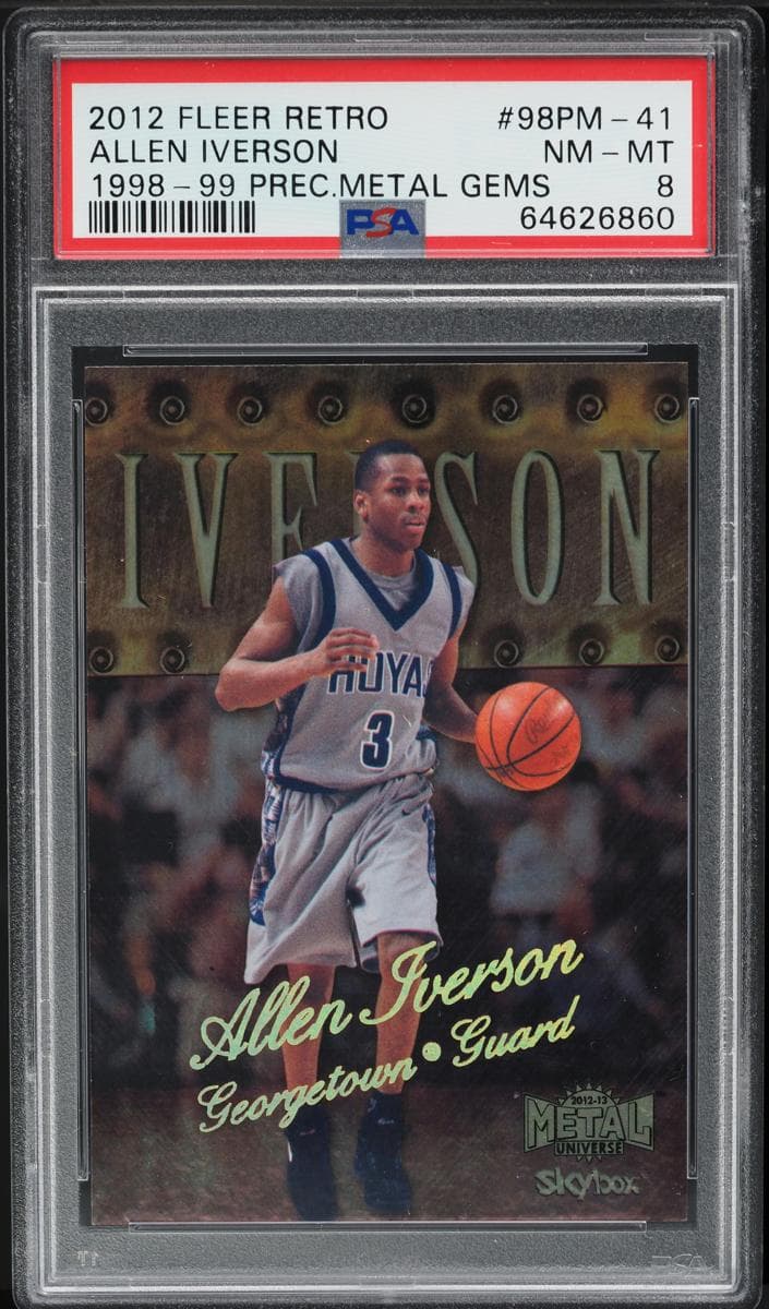 Allen Iverson 2012 fleer Retro