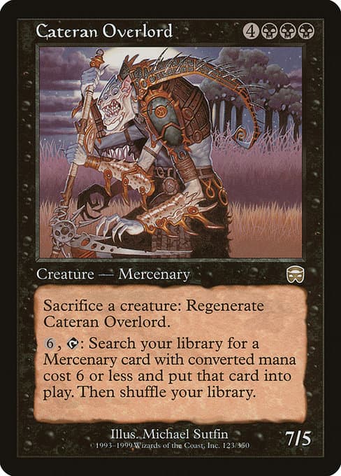 Cateran Overlord 1999 Magic: The Gathering