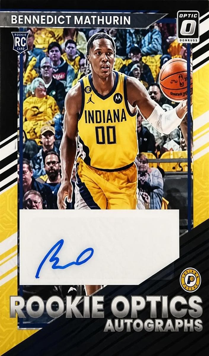 Bennedict Mathurin 2022 panini Donruss Optic