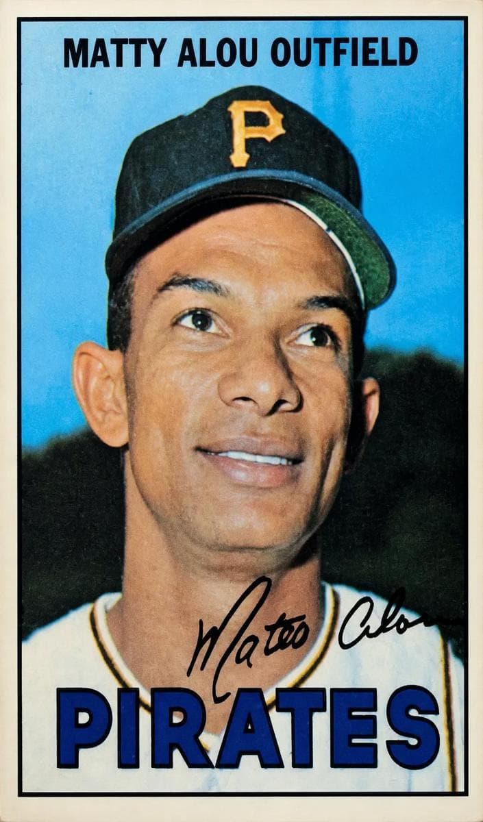 Matty Alou 1967 topps O-Pee-Chee