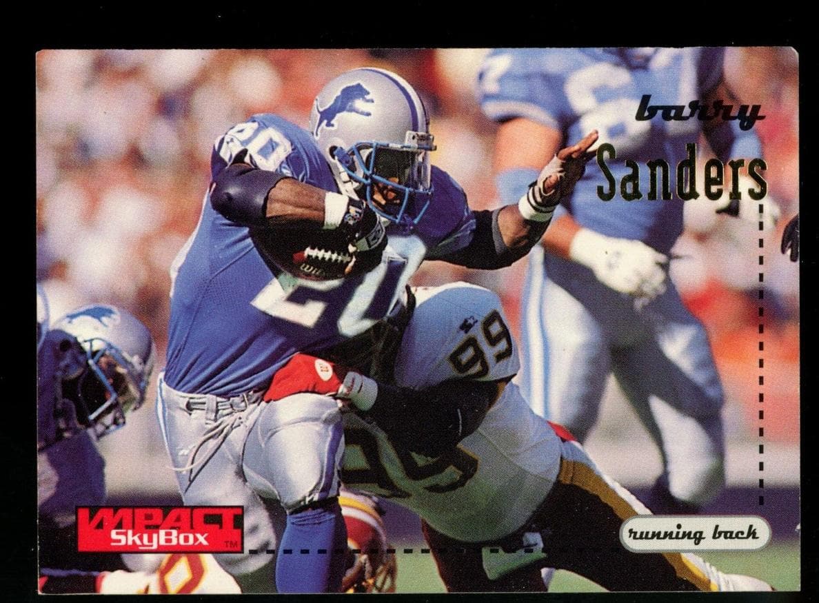 Barry Sanders 1996 fleer