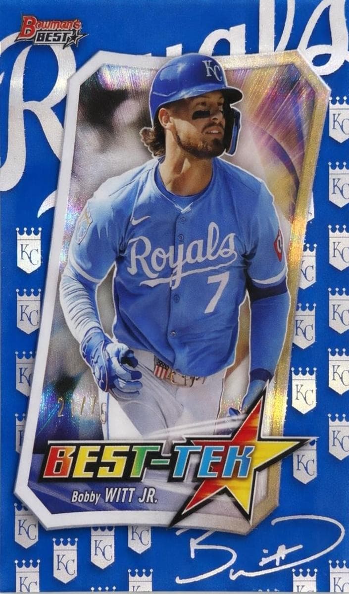 Bobby Witt Jr. 2025 bowman Bowman Best
