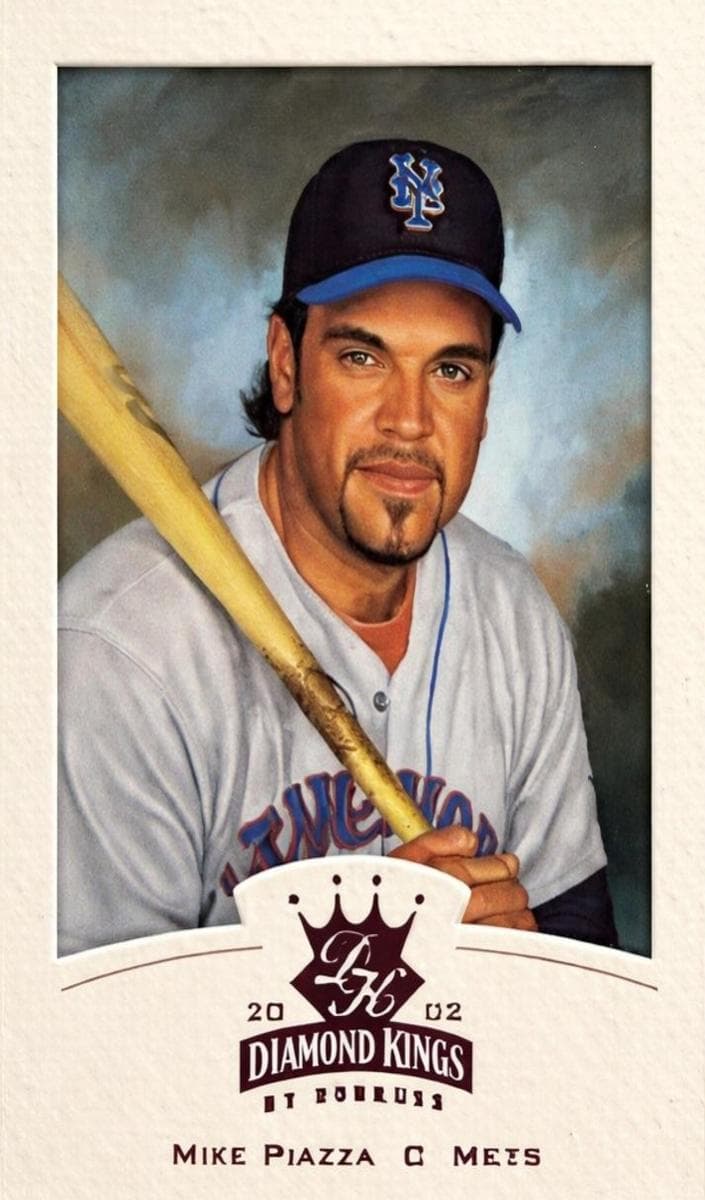 Mike Piazza 2002 panini Donruss Diamond Kings