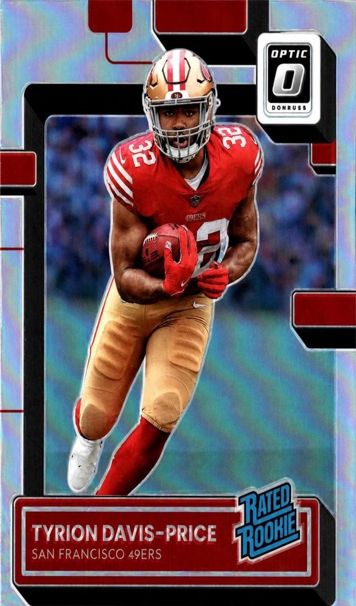 Tyrion Davis-Price 2022 panini Donruss Optic