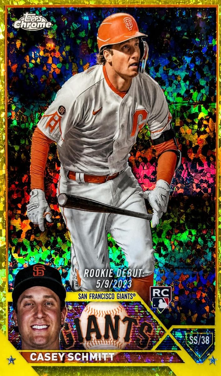 Casey Schmitt 2023 topps Topps Chrome Update