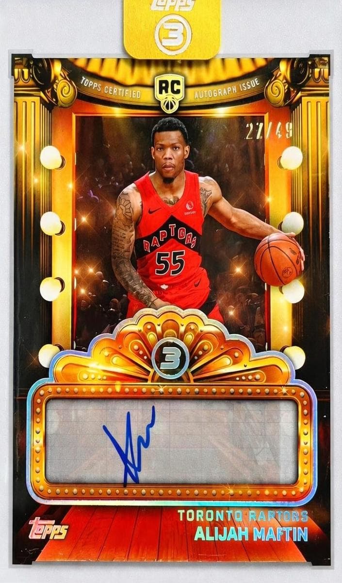 Alijah Martin 2025 topps Topps 3