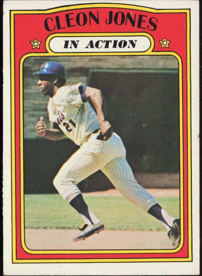 Cleon Jones 1972 topps Topps