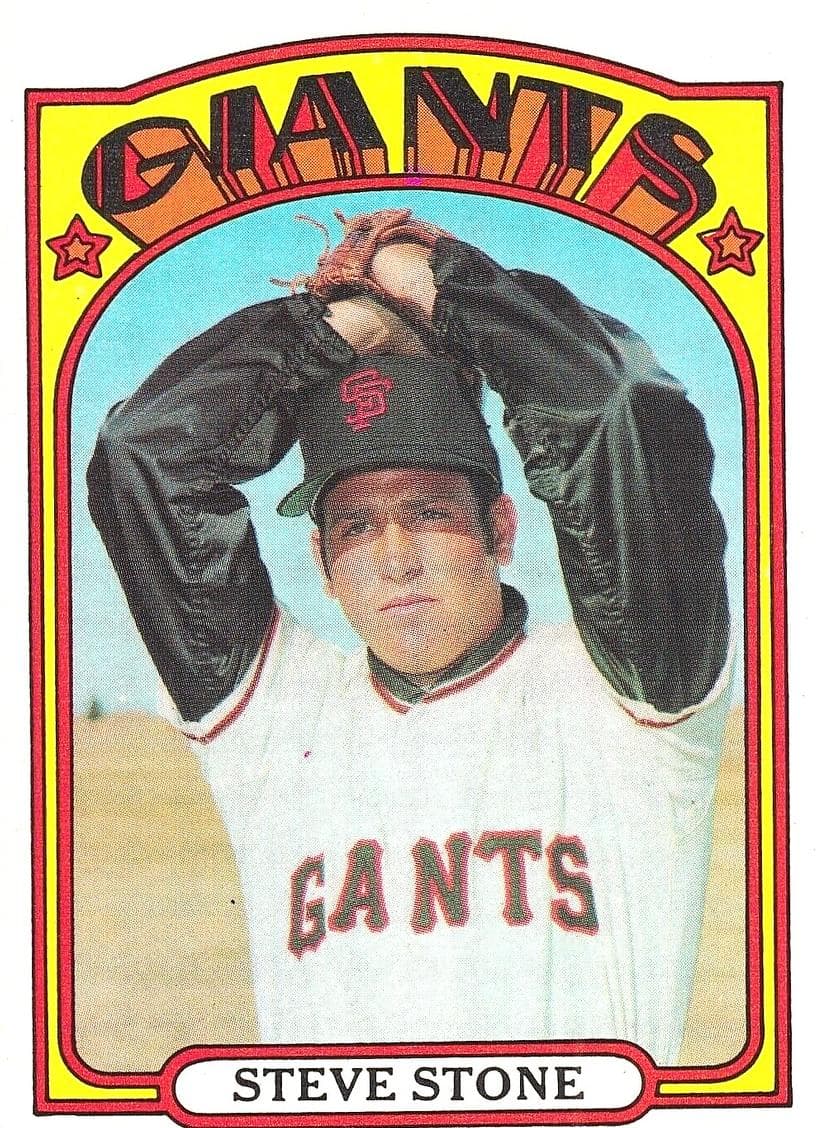 Steve Stone 1972 topps Topps