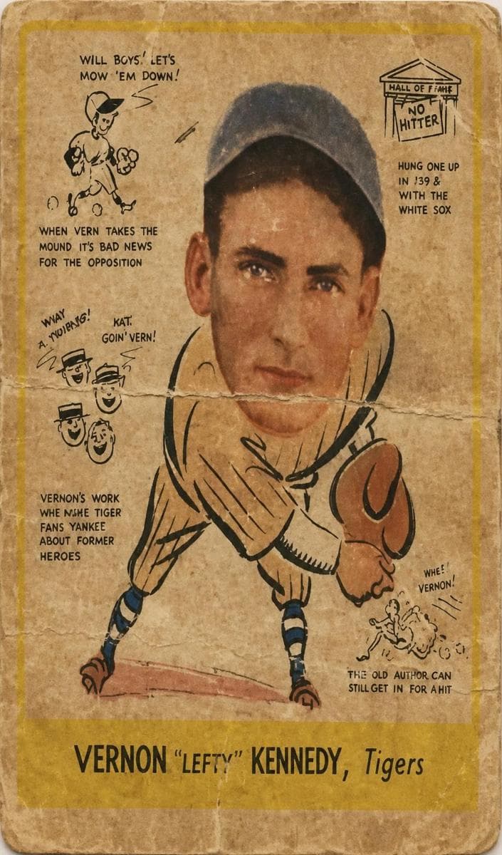 Vernon Kennedy 1938 unknown Goudey Heads-Up