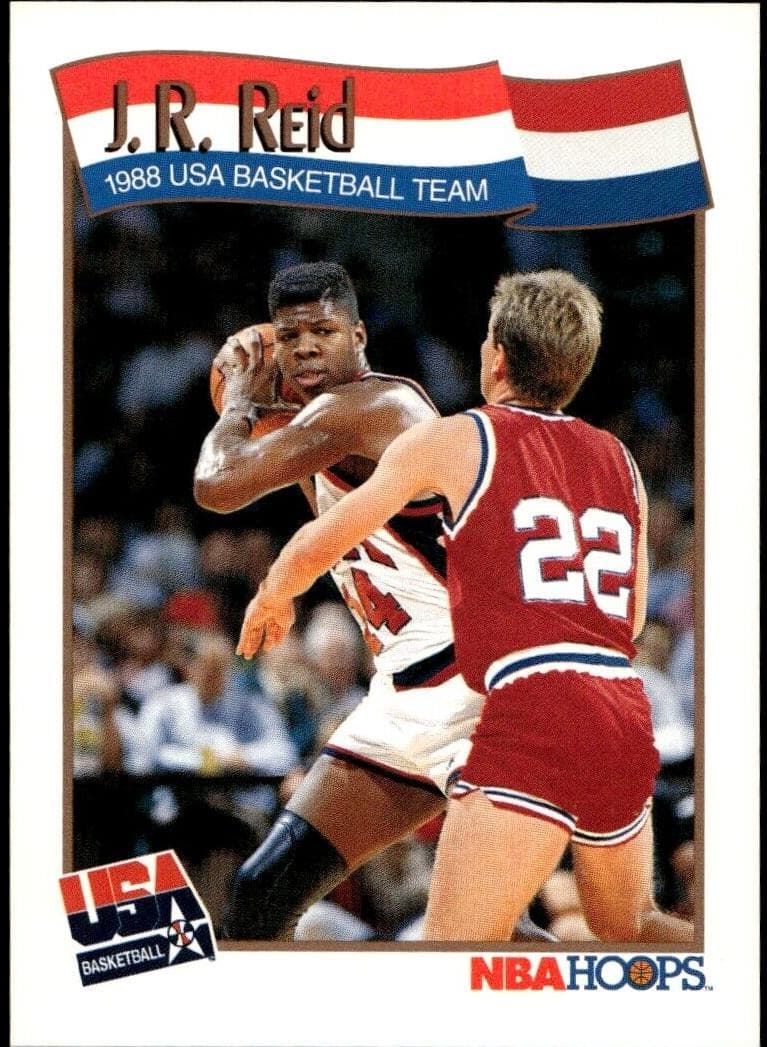 J.R. Reid 1991 panini Hoops