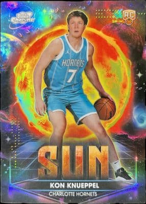 Kon Knueppel 2025 topps Topps Chrome Cosmic Planetary Pursuit - Sun