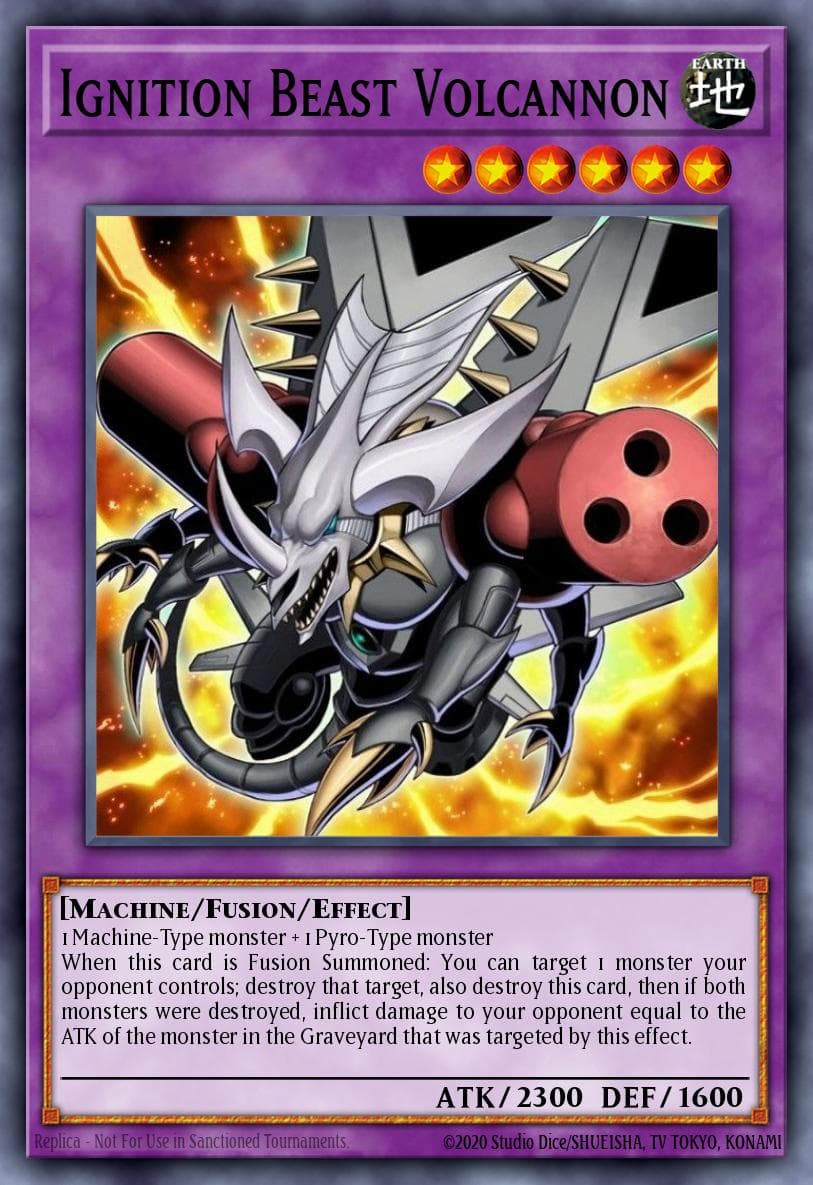 Ignition Beast Volcannon 2013 Yu-Gi-Oh! Cosmo Blazer