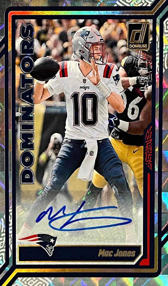 Mac Jones 2023 panini Panini Donruss
