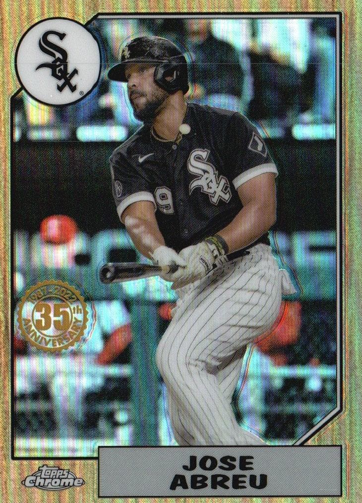 Jose Abreu 2022 topps Topps Chrome