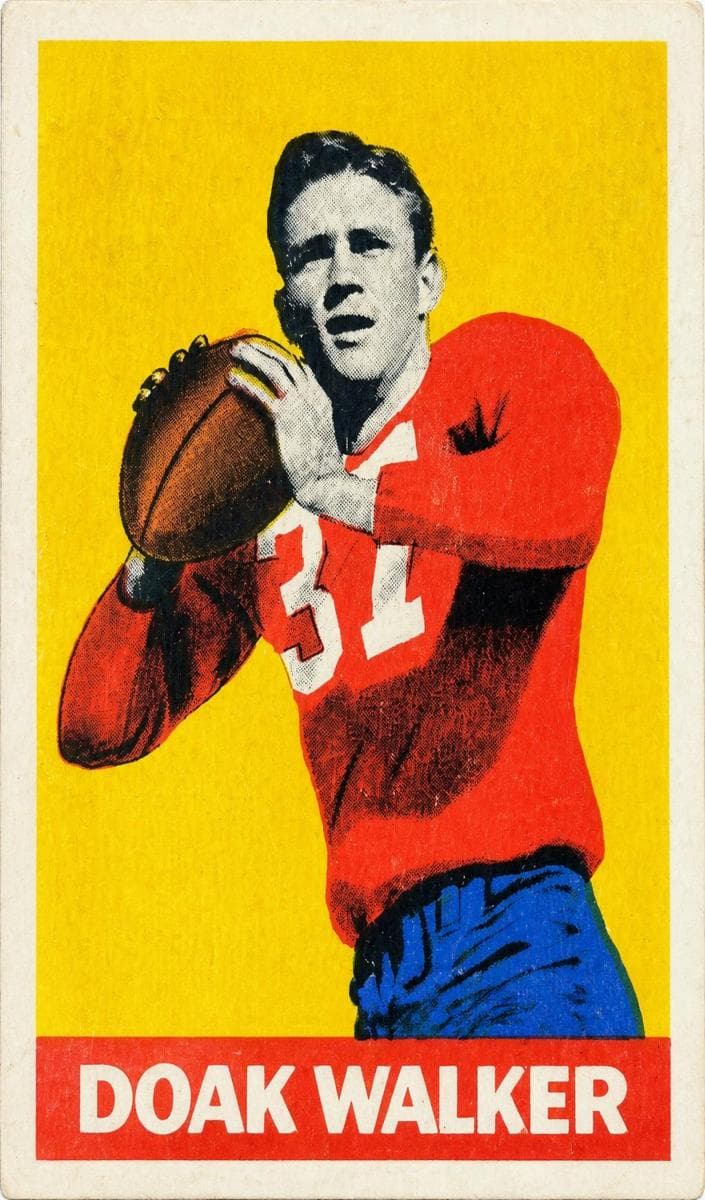 Doak Walker 1948 leaf Leaf