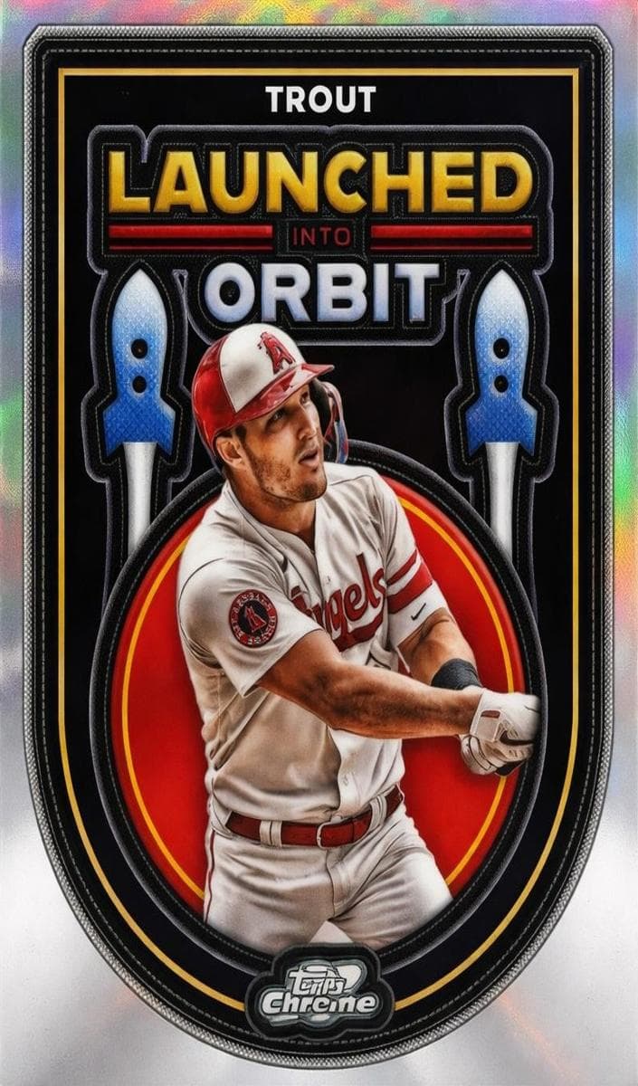 Mike Trout 2025 topps Topps Cosmic Chrome