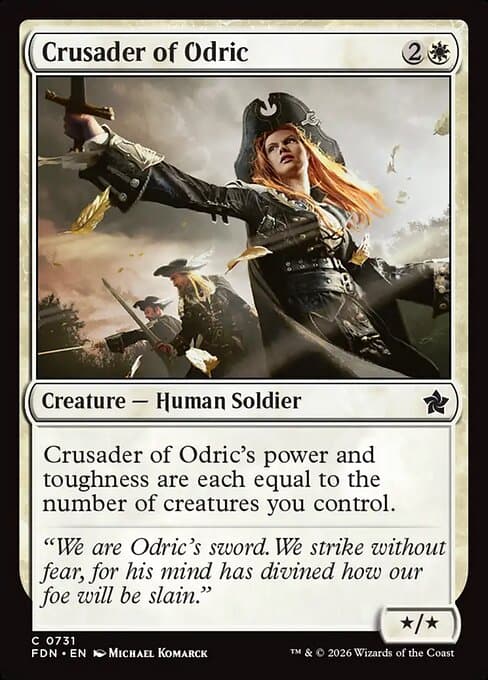 Crusader of Odric 2024 Magic: The Gathering Foundations