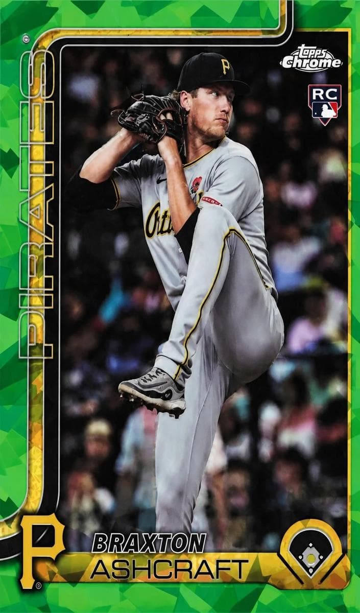 Braxton Ashcraft 2025 topps Topps Chrome Update Sapphire