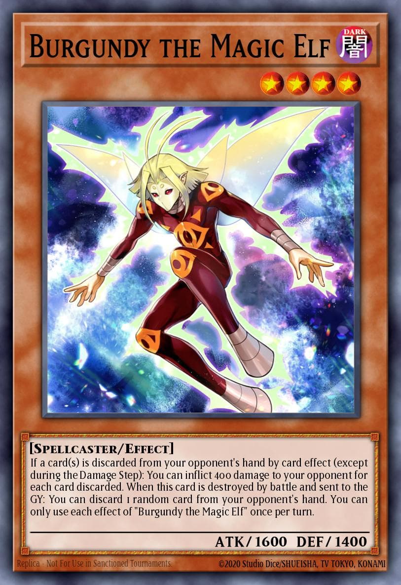 Burgundy the Magic Elf 2010 Yu-Gi-Oh!