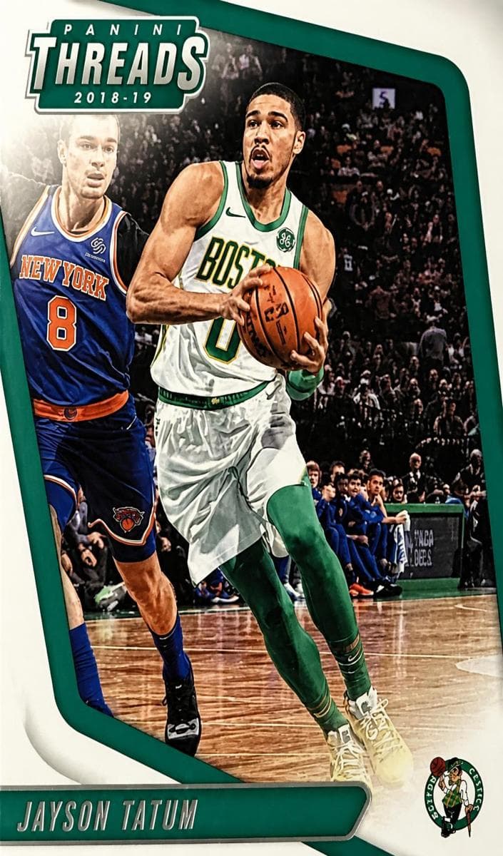 Jayson Tatum 2018 panini Threads