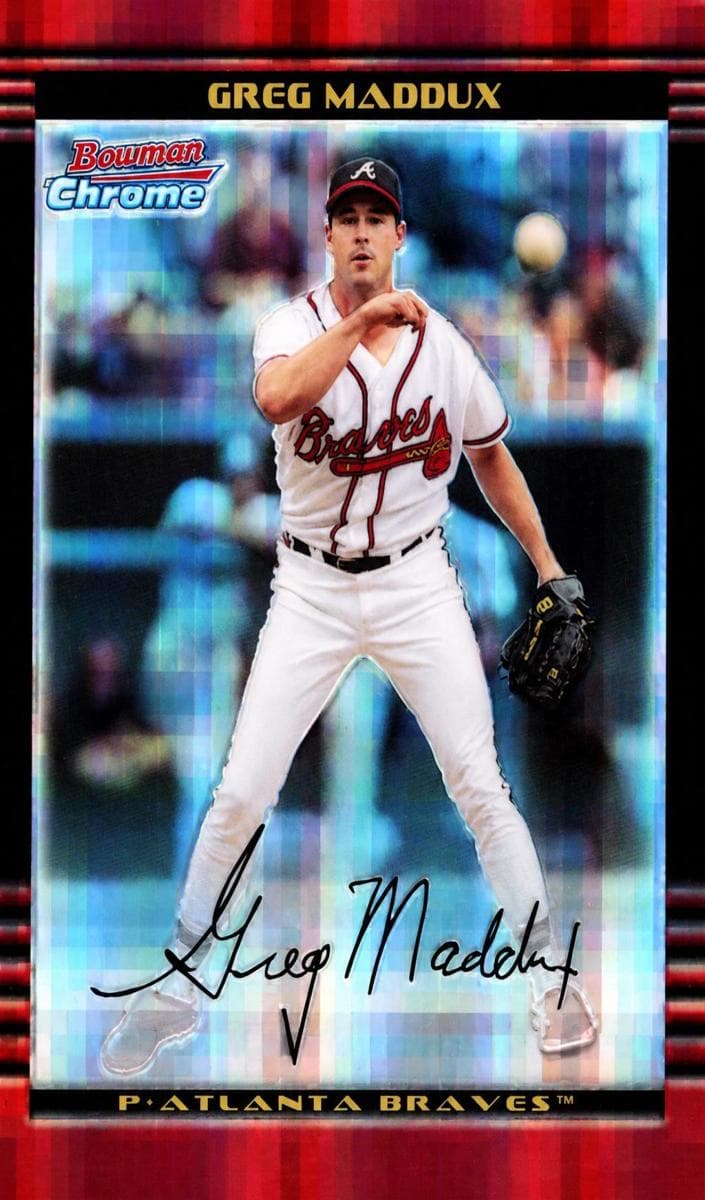 Greg Maddux 2002 bowman