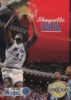 Shaquille O'Neal 1992 fleer Skybox