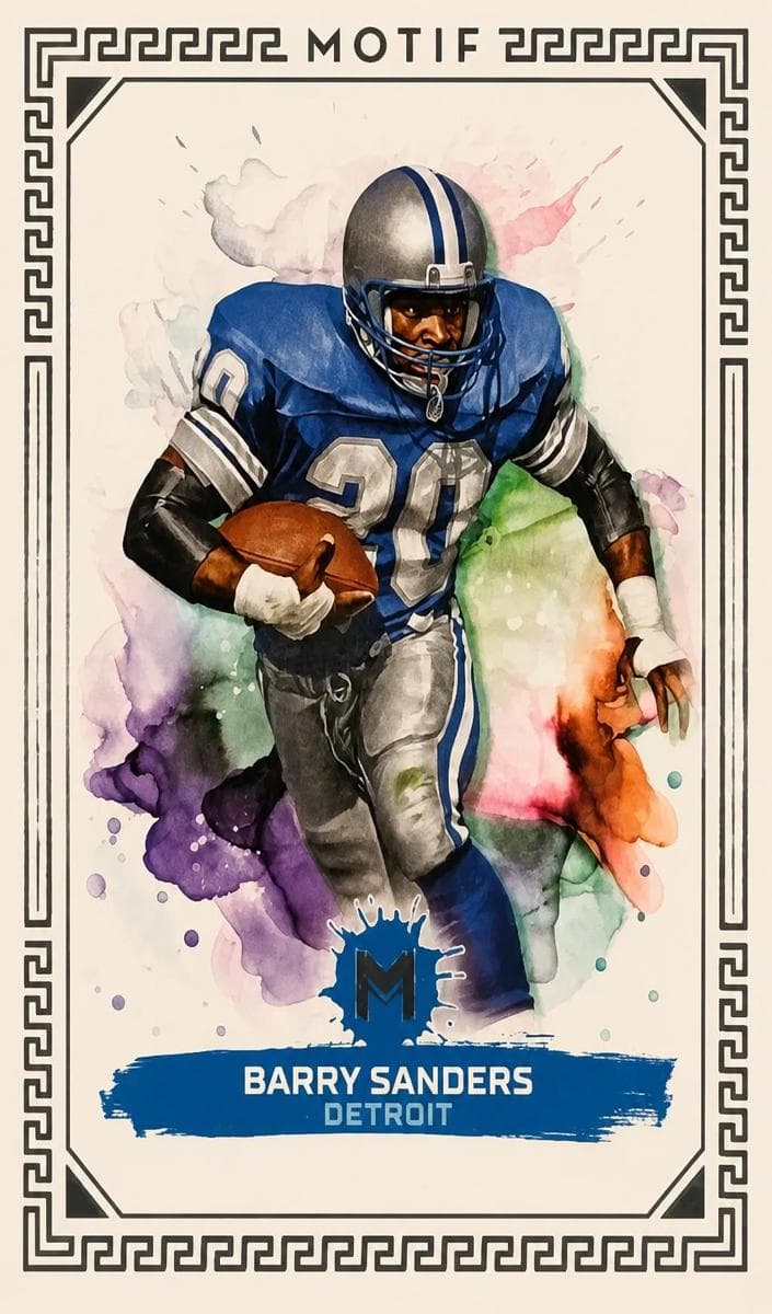 Barry Sanders 2023 topps